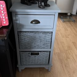 Small furniture perfect for bathroom storag stuff