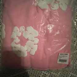Pink  Denim Tear Hoodie
