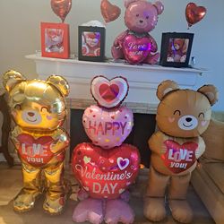 Giant valentines balloon $25  each one . Sixty inches tall