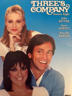 THREE’s COMPANY The Complete 8th Season (DVD-1983)John Ritter + Priscilla Barnes