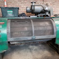 "Large Rotary Industrial Parts Tumbler – Working Condition"