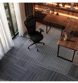 Office Chair Mat for Low-Pile Carpet 48" x 65", Extra Large Clear Mat
Extra Large Coverage for Executive Desks and Gaming, Clear PVC with Grip Studs a