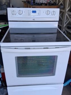 Whirlpool 30 Inch Freestanding Glass To Electric Range