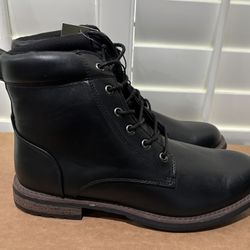 NEW Goodfellow & Co Black Jeffrey Combat Dress Boots (Men’s Size 12) - $25