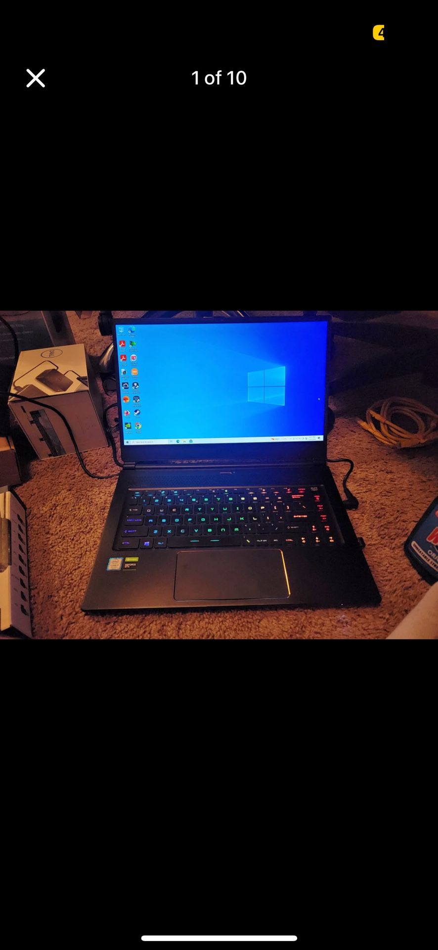 MSI GS65 Stealth Gaming Laptop – Great Condition – 144Hz – GTX 1660 Ti 