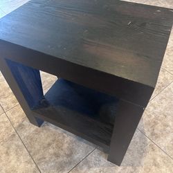 Black End Table