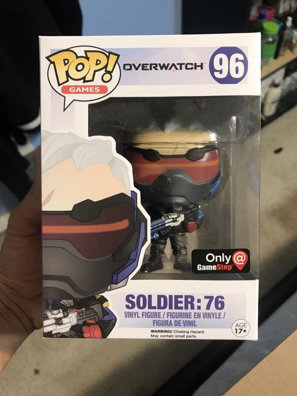 Funko Pop soldier 76 gamestop exclusive
