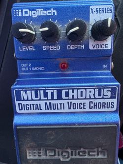 Digitech multi chorus guitar pedal