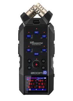 Zoom H6 Essential Handheld Recorder for Musicians, Podcasters & Filmmakers with Stereo Microphones, 4 XLR/TRS Inputs, 6 Tracks of 32-Bit Float Recordi