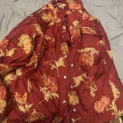 XL Vintage Nexx silk blend floral jacket. 