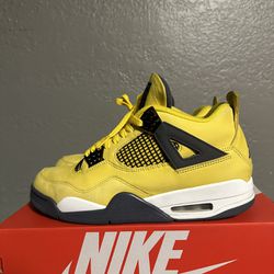 Yellow Jordan 4 Sz 9