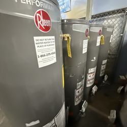 Rheem Water Heater 40 Gallon Tank Gas 
