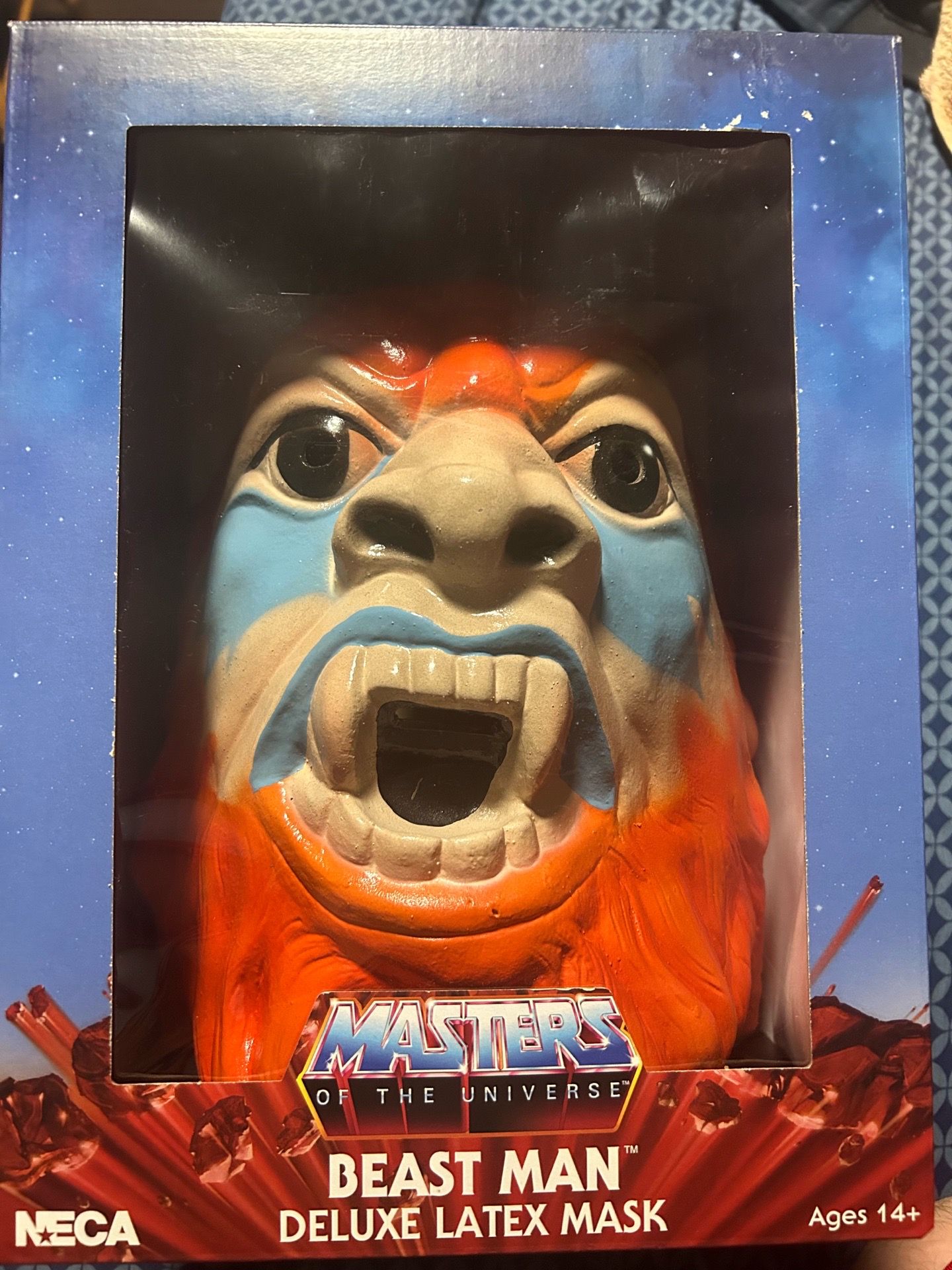 NECA Masters Of The Universe Universe Beast Man Deluxe Latex Mask