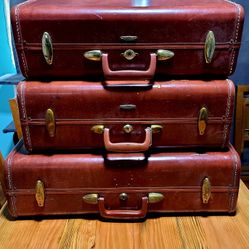 Samsonite Luggage Set 1950's