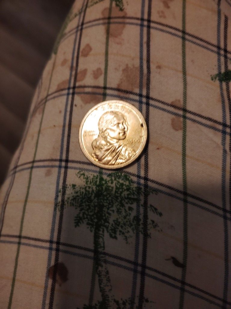 2000 Dollar Coin Sacagawea Cheerio Coin