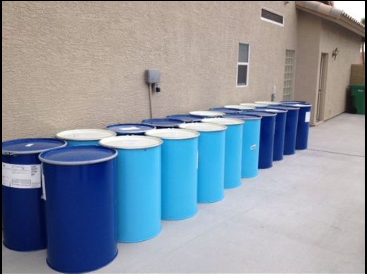 55 Gallon Steel / Metal Drum / Barrel - Excellent Condition