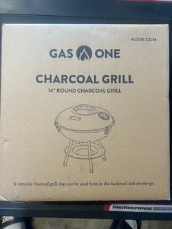 Gas one charcoal grill