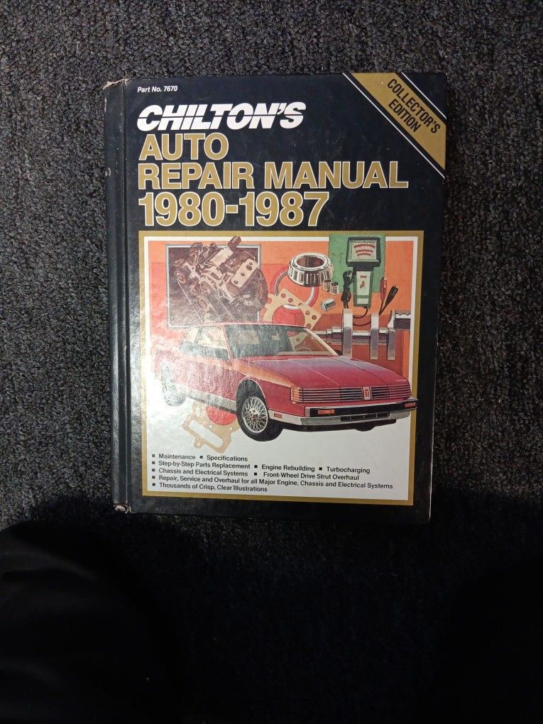 1(contact info removed) CHILTON'S AUTO REPAIR MANUAL