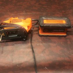 Battery charger and a quarter