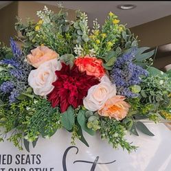 Floral Swag, Arch Flowers, Sweetheart Table 