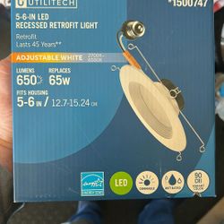 5”-6” LED Recessed Retrofit Light