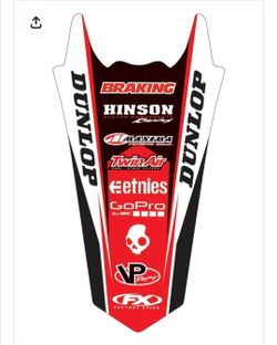 Honda Rear Fender Decals
