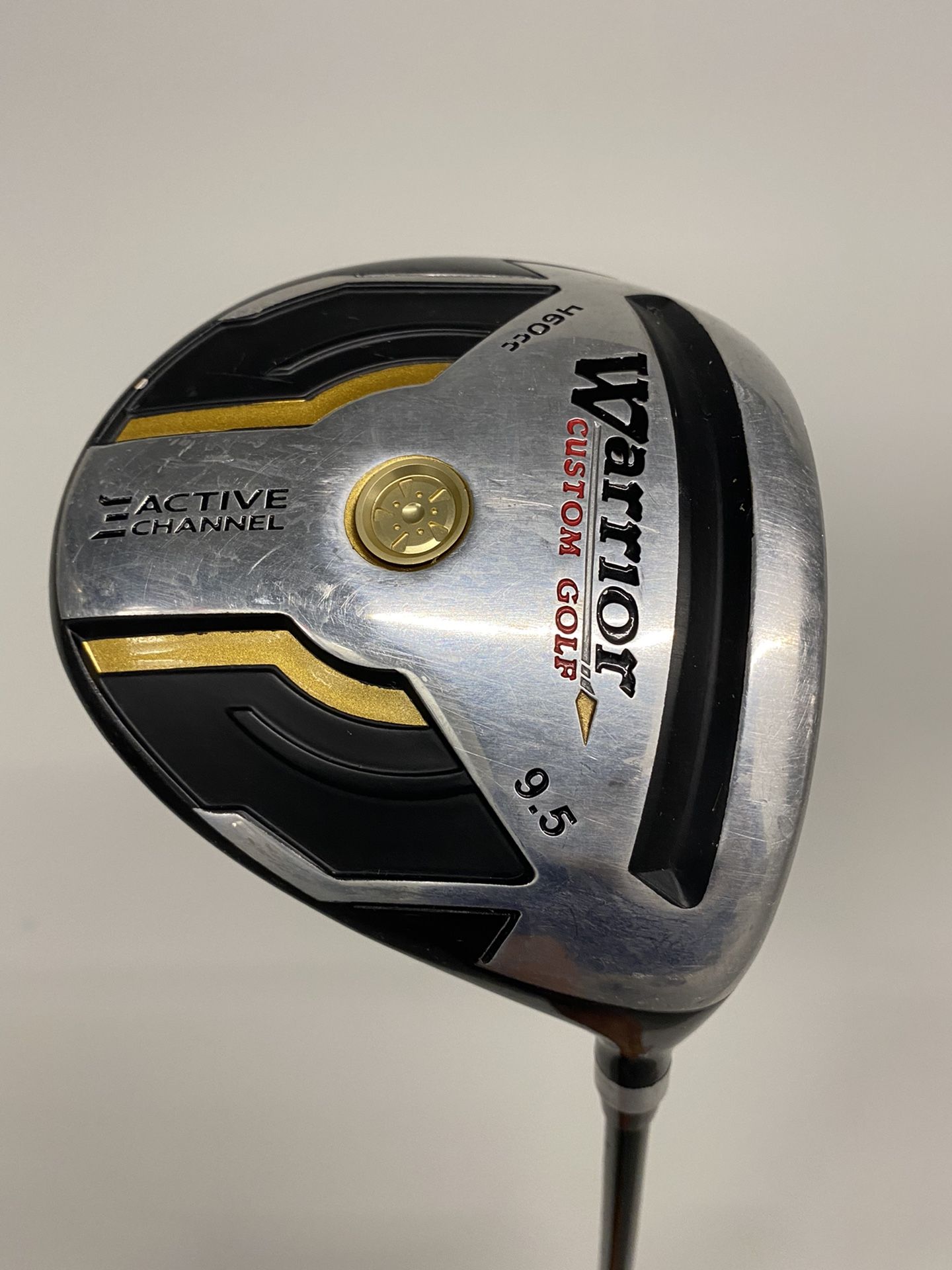 WARRIOR Custom Golf Active Channel 9.5* Driver 460cc True Launch Graphite R Flex (Good condition)