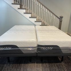 Nectar Luxe Hybrid Split King Mattresses 