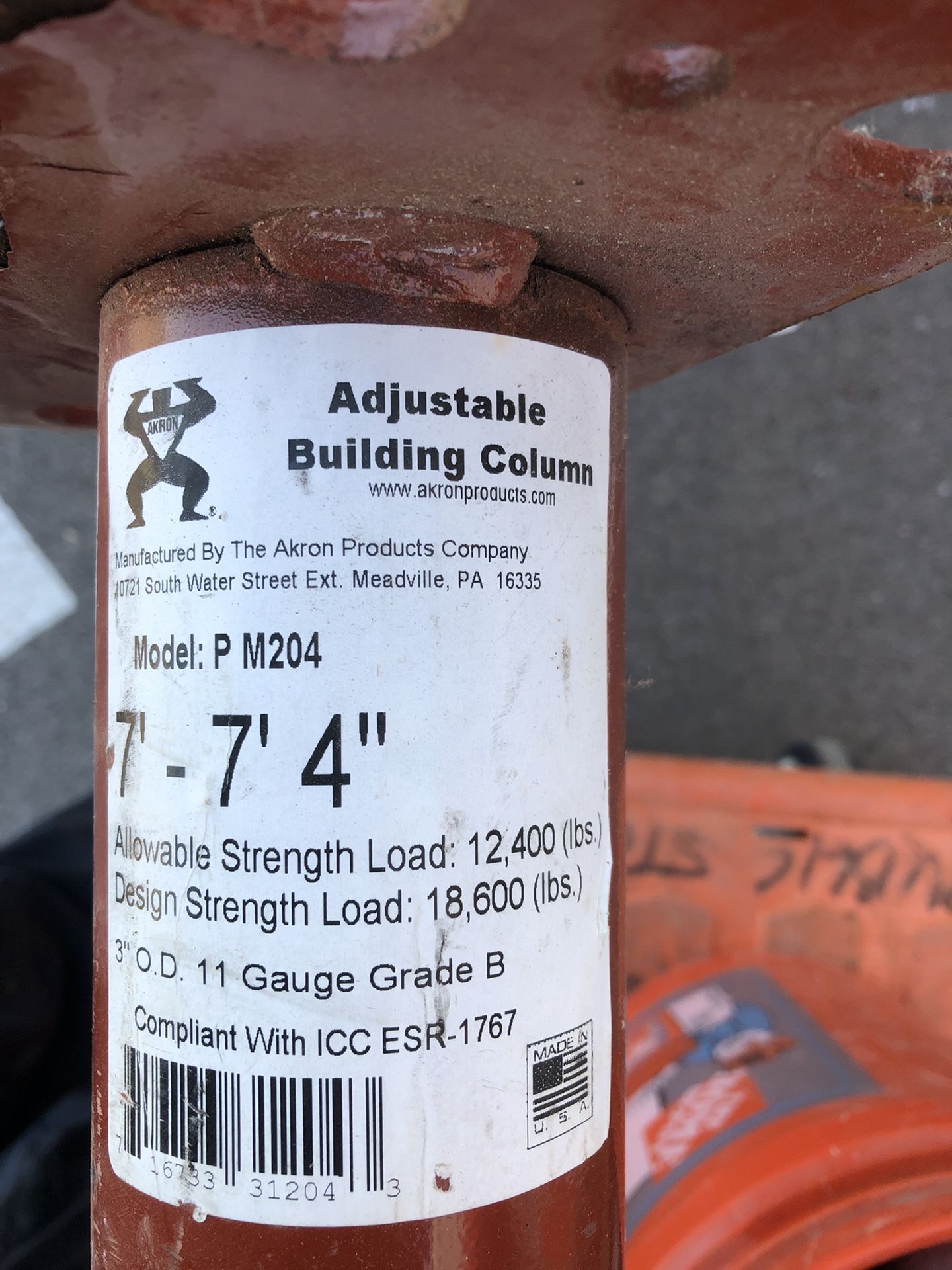 Building Column (Adjustable)