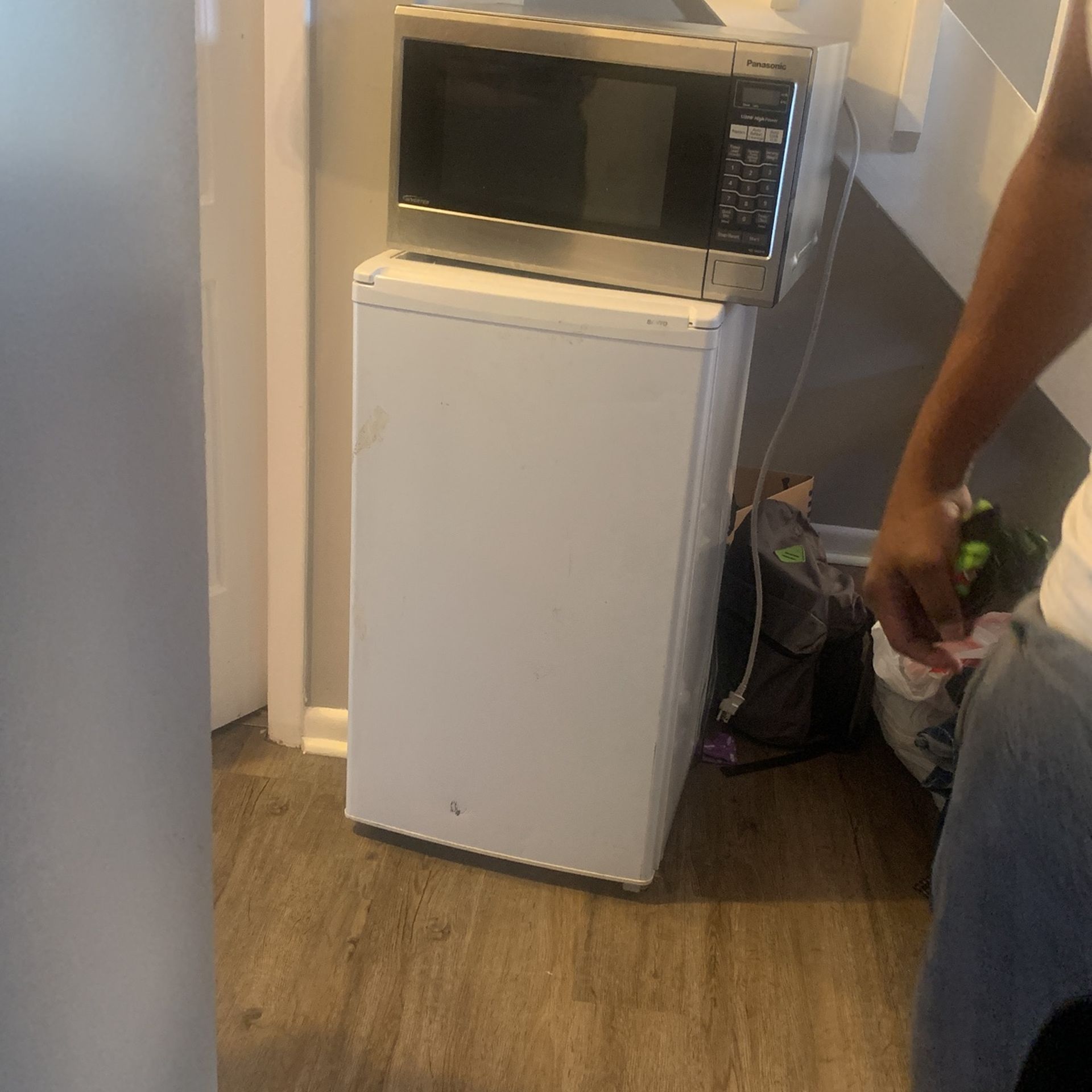 Microwave And Refrigerator Great Condition