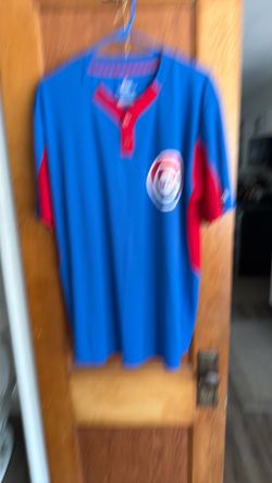 Chicago Cubs Majestic Coolbase 2 Button Mens XL