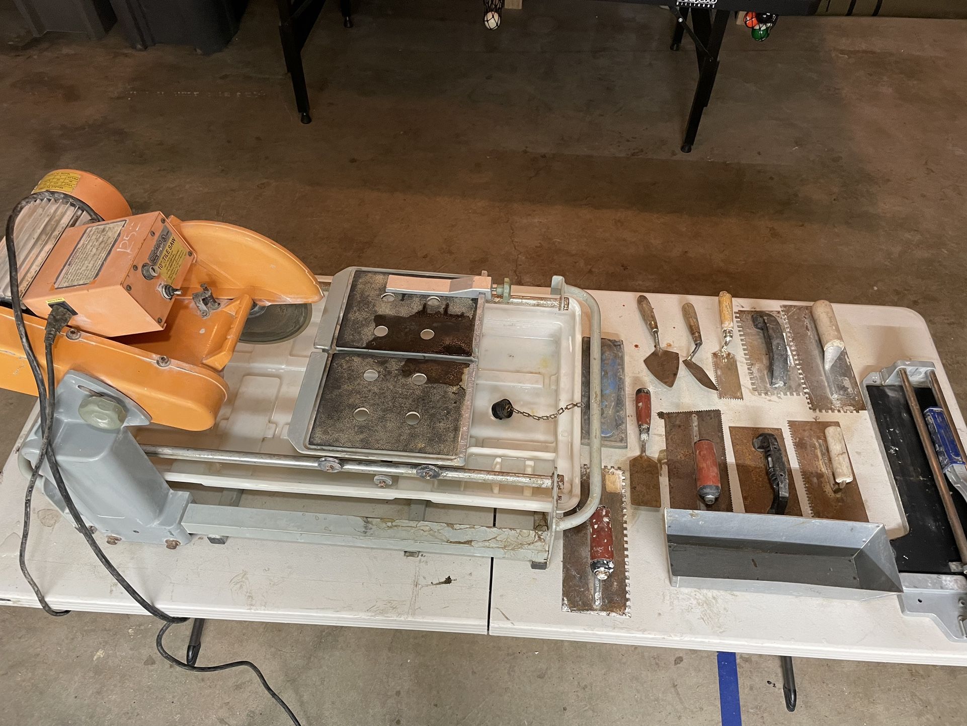 Chicago Electric 10” Tile Saw 