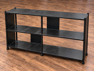 Black 3-Tier Shelving Unit / Bookcase