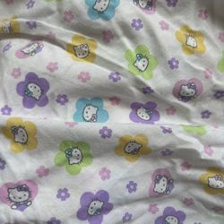 Hello kitty bed Sheet Twin Size 