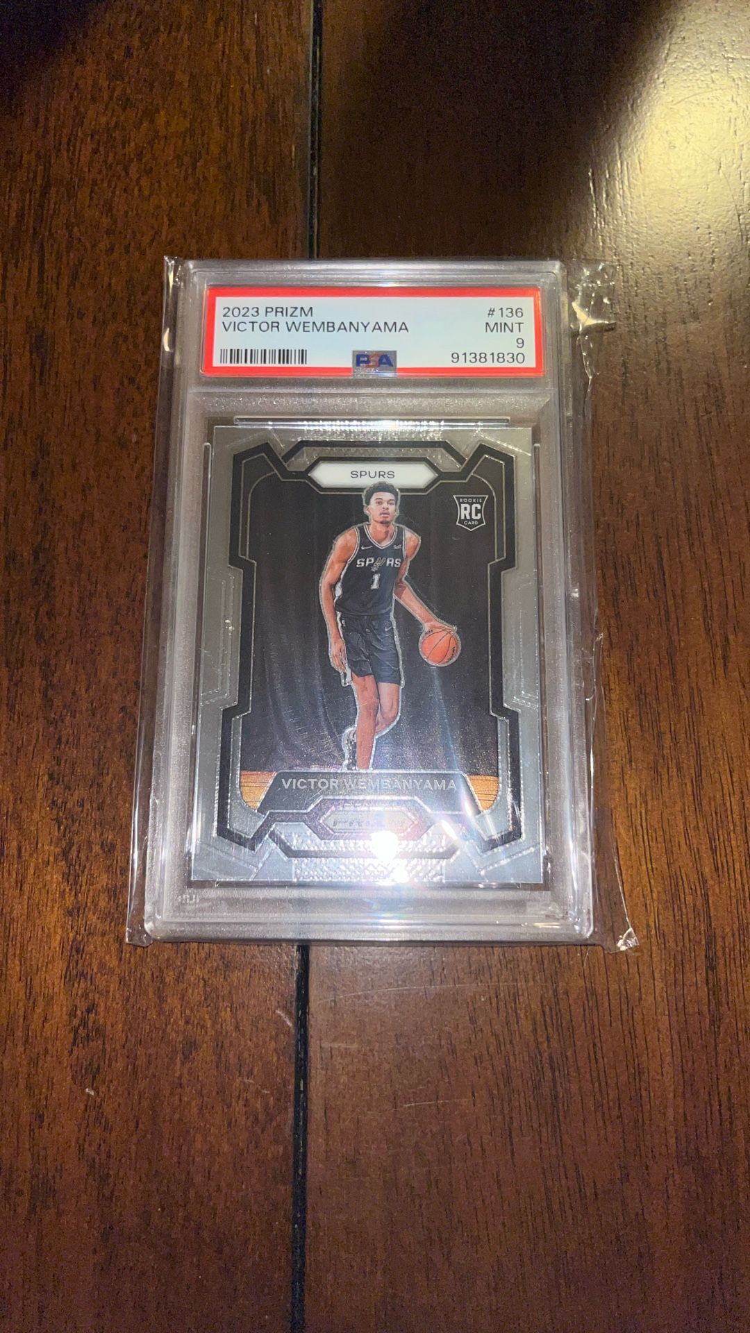 Victor Wembanyama Base Prizm Rookie PSA 9