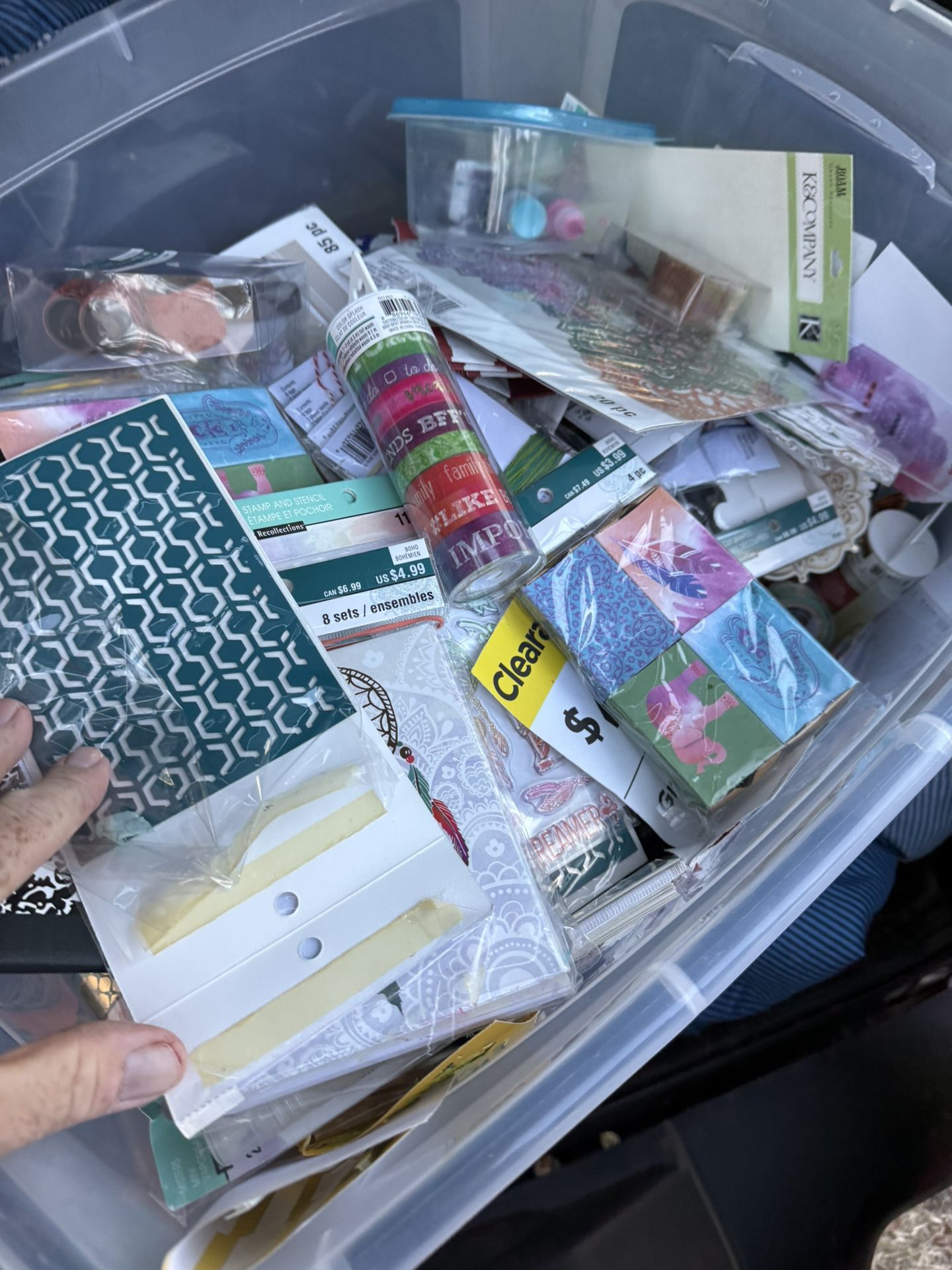 Huge Bin If New Crafting Supplies Some Orthodox 10$ Each 400 Plus Worth