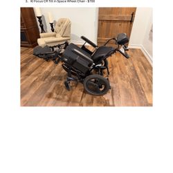  KI Focus CR Tilt in Space Wheelchair 