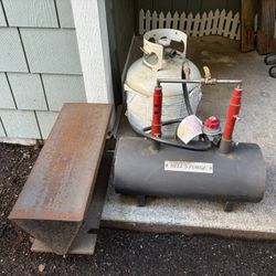 Forge, Tank and anvil Included