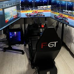 Formula 1 Fanatec Next Level Racing Sim Setup