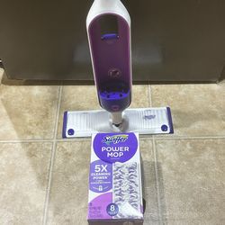 Swifter Wet Jet w/one full box of Mopping Pads (Only used a few times)