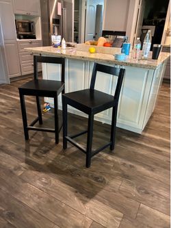 2 bar stools , great for kitchen island