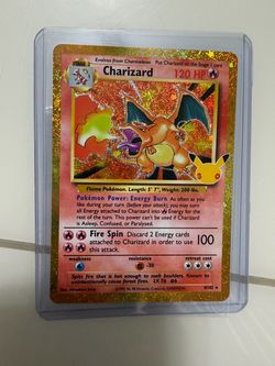 Charizard Pokémon 30th Anniversary Card