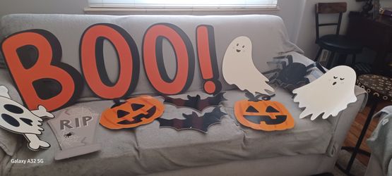 Halloween Yard Sign Decoration Set