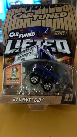Car tuned lifted 87 Chevy c10 diecast