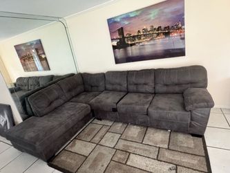 Grey couch