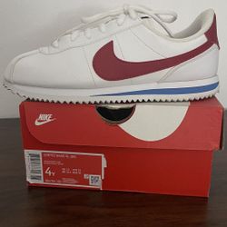 White/ Red Nike Cortez