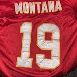 Joe Montana Cheifs Jersey 2XL Rare