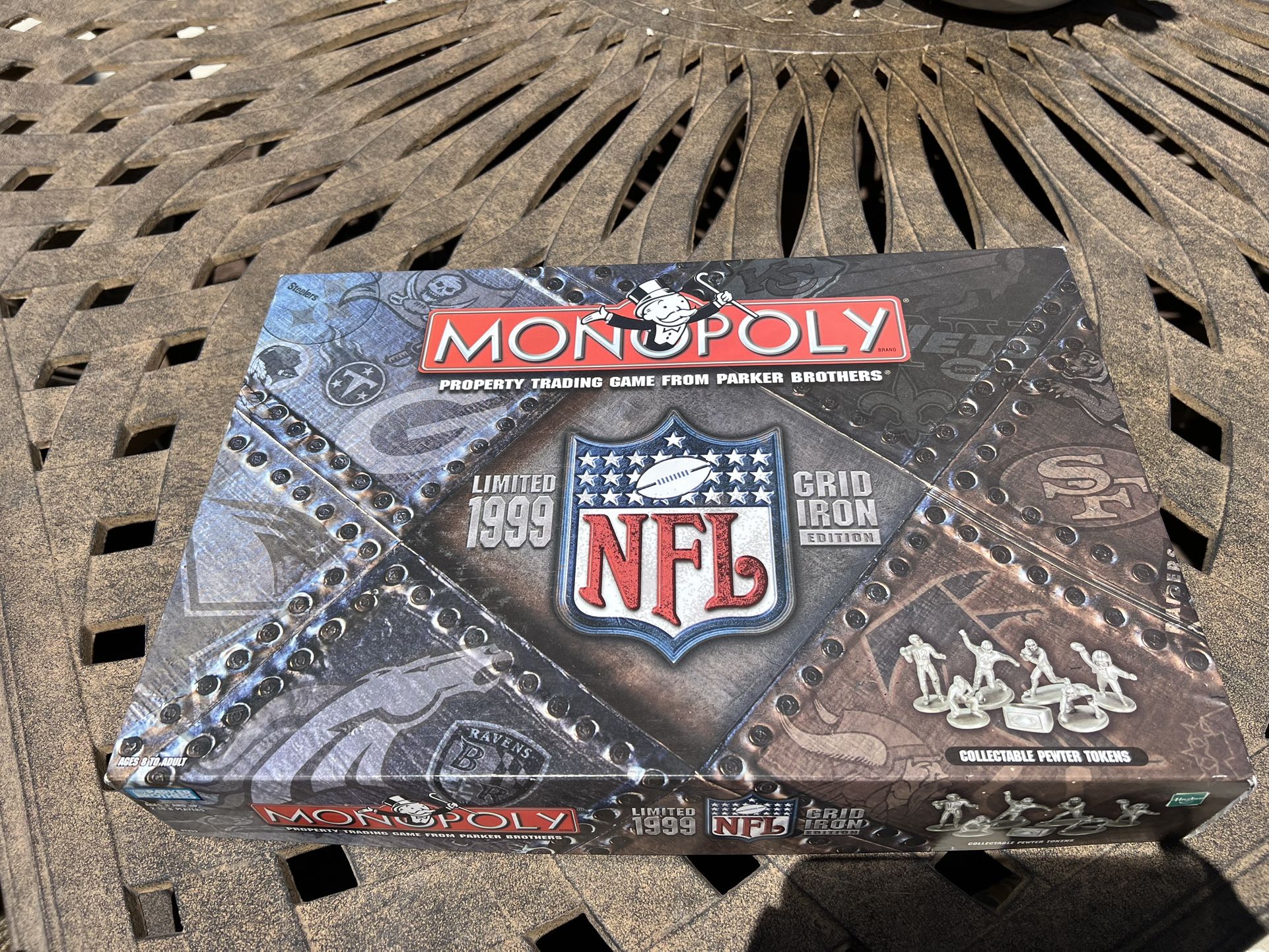 Vintage Monopoly Limited Edition 1999 Grid Iron