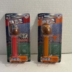 Pez NCAA Football U of Texas & Alabama