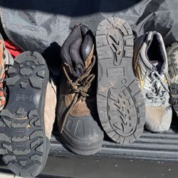 WORK / HIKING BOOTS , RUNNING SHOES , SNOW BOOTS